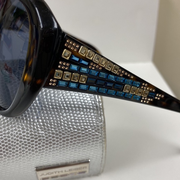 Judith Lieber Stunning Multi Color Crystal Encrusted Tortoise Frames NeverUsed - Picture 15 of 15
